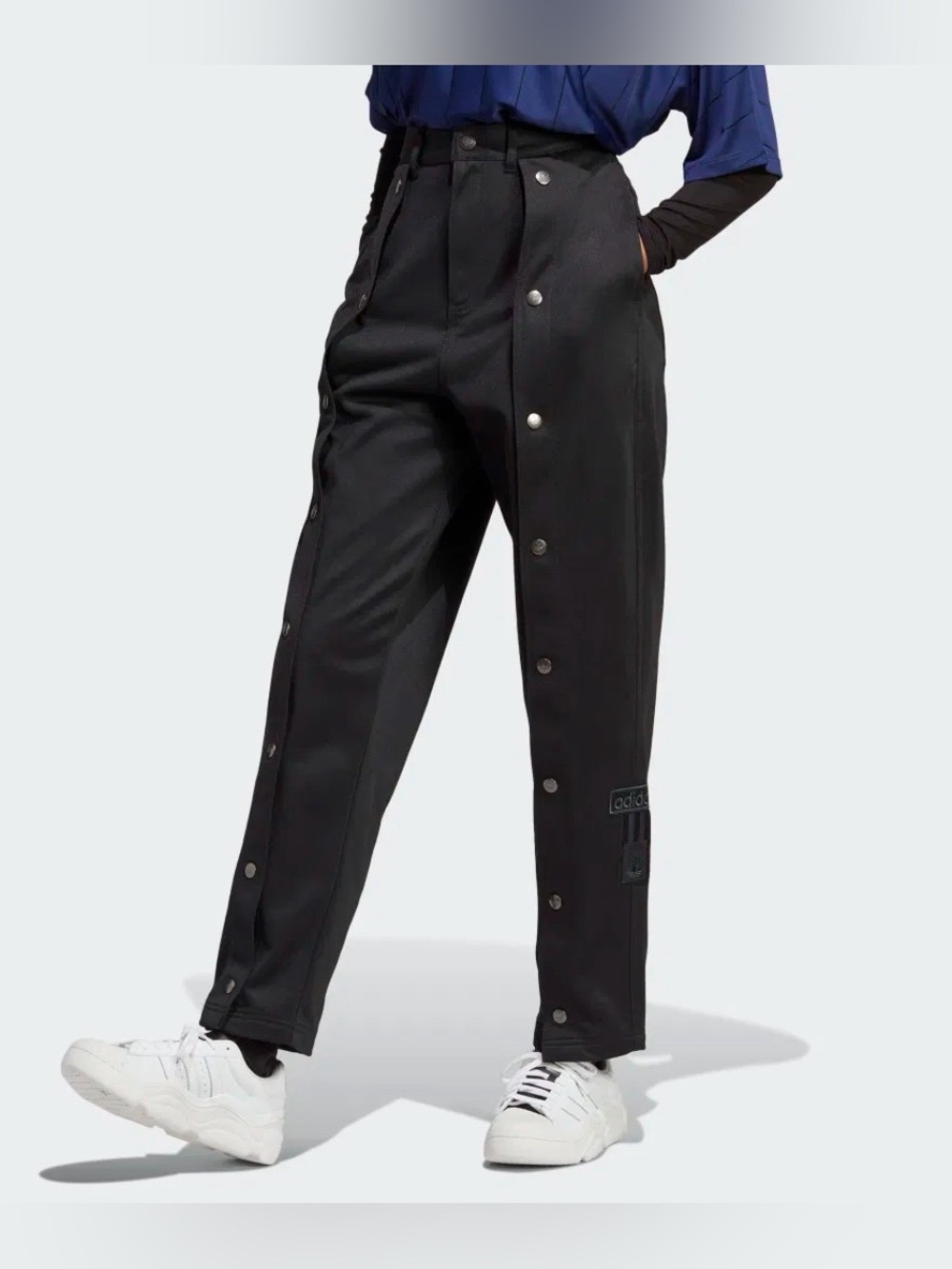 Adidas Originals Blue Version Adibreak Snap Track Pants NWT Black Sz 2